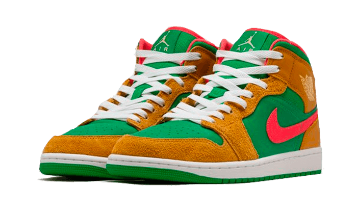 air-jordan-1-mid-wheat-watermelon-socksforsport