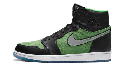 air-jordan-1-retro-high-zoom-black-green-socksforsport