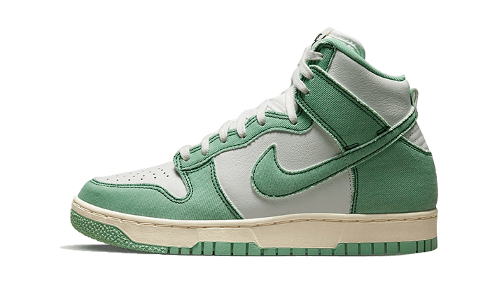 dunk-high-1985-enamel-green-denim-socksforsport