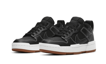 dunk-low-disrupt-black-white-gum-socksforsport