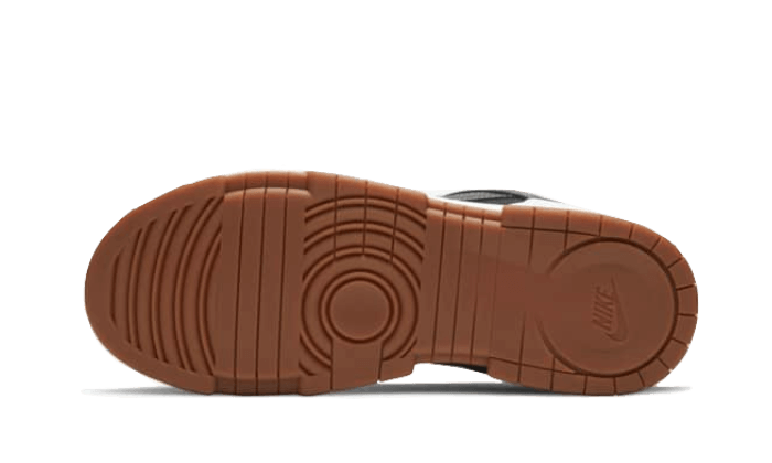 dunk-low-disrupt-black-white-gum-socksforsport