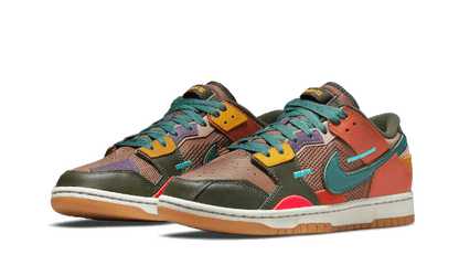 dunk-low-scrap-archeo-brown-socksforsport