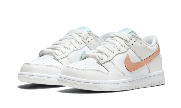 dunk-low-white-bone-peach-aqua-socksforsport