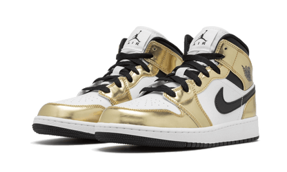air-jordan-1-mid-white-metallic-gold-socksforsport