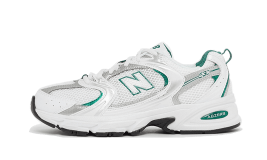 530-white-silver-green-socksforsport