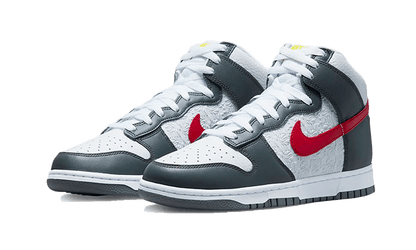 dunk-high-embossed-basketball-grey-red-socksforsport
