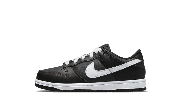 dunk-low-black-white-2022-enfant-ps-socksforsport