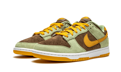 dunk-low-olive-brown-orange-socksforsport