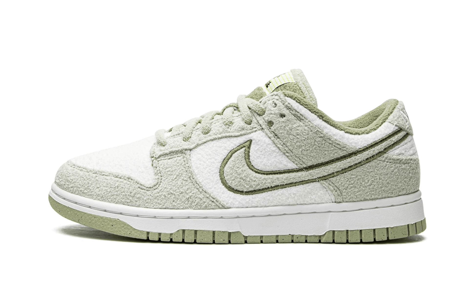 dunk-low-se-fleece-green-socksforsport